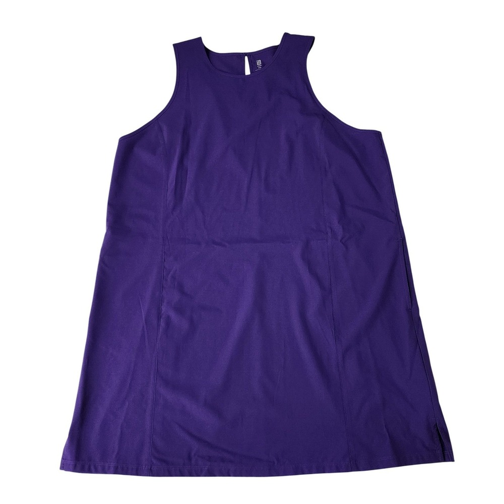 Ideology Sleeveless Midi Dress Women XXL Purple Casual - Picture 13 of 13